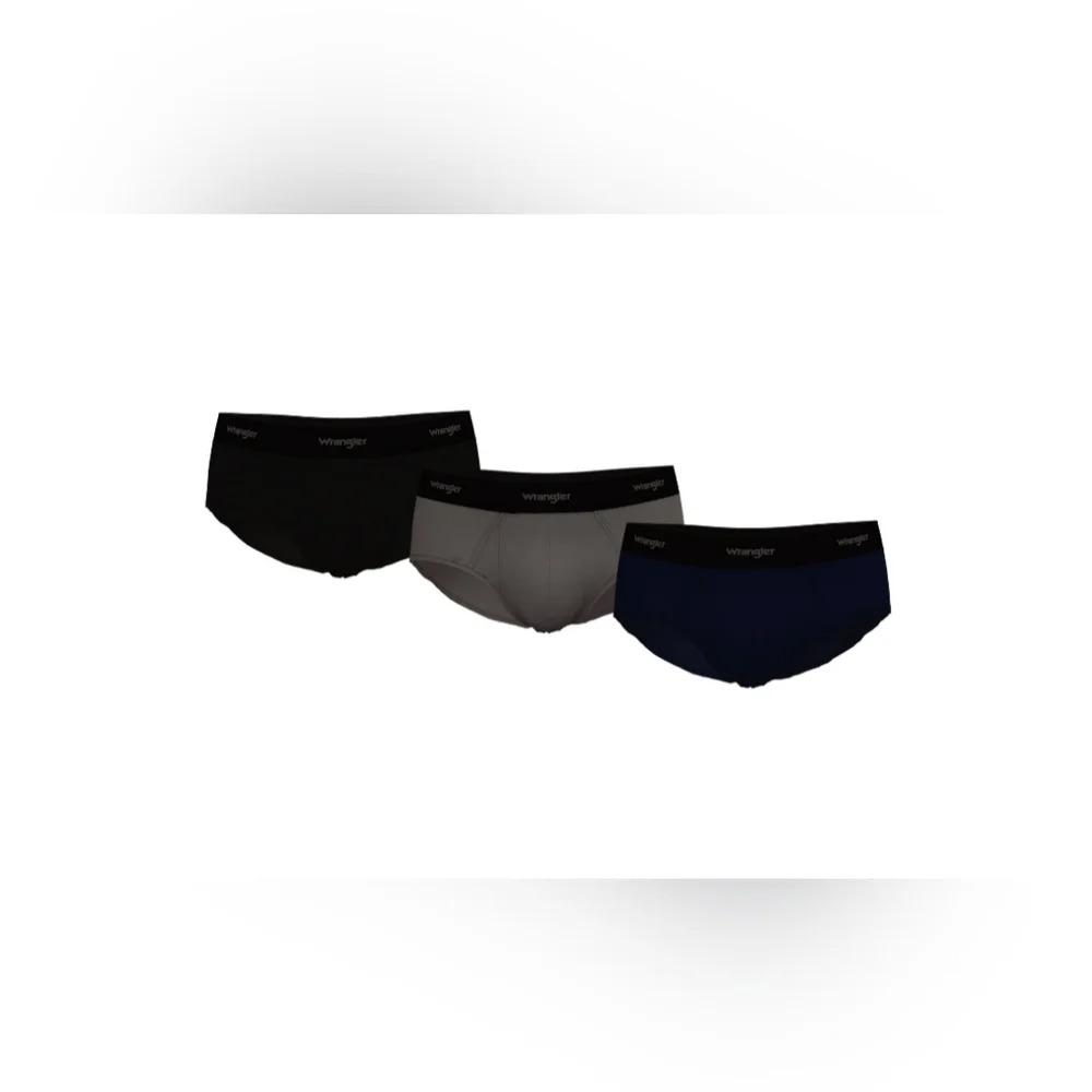 Wrangler Men's Size 3XL Cooling Briefs 3 Pack Fits Waist 48-50" Cool Carpenter